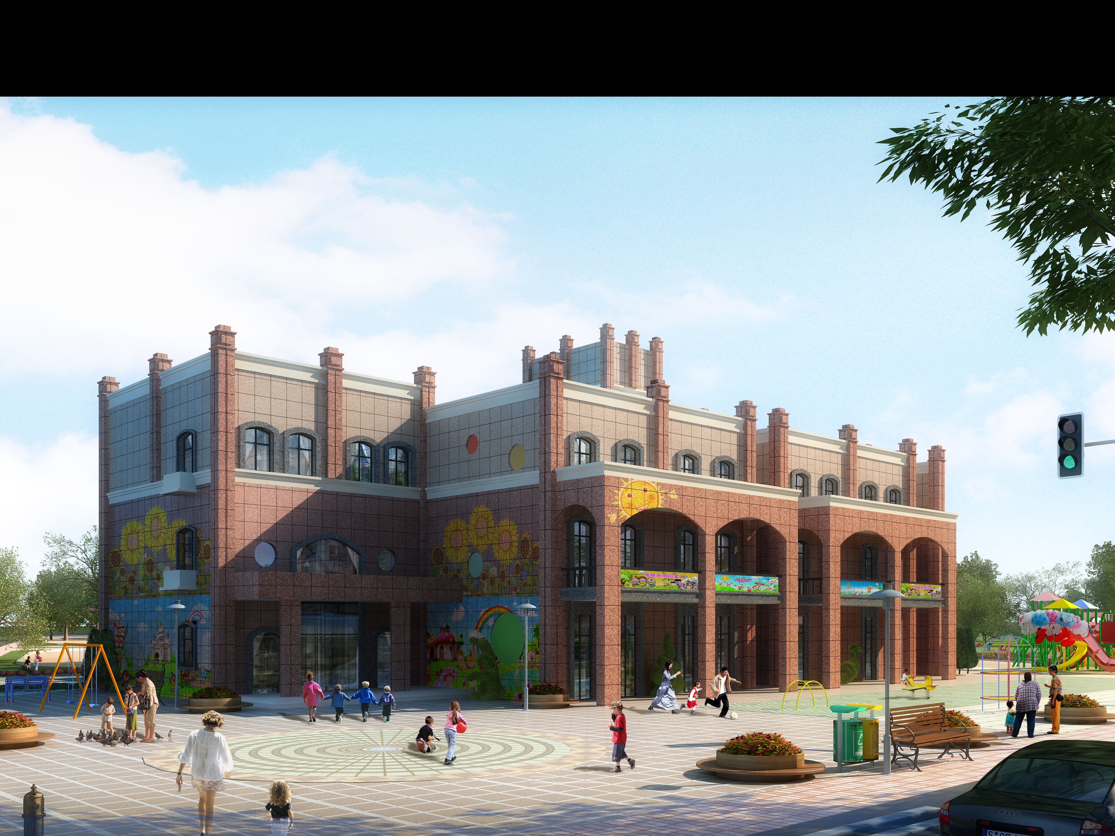 新站區(qū)新店花園小學(xué)、幼兒園工程
